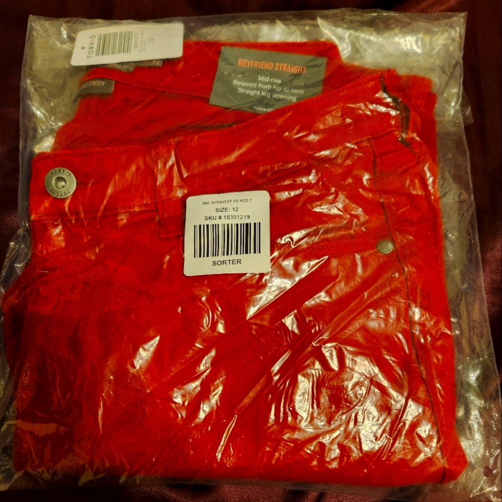 Red Pants 12 T